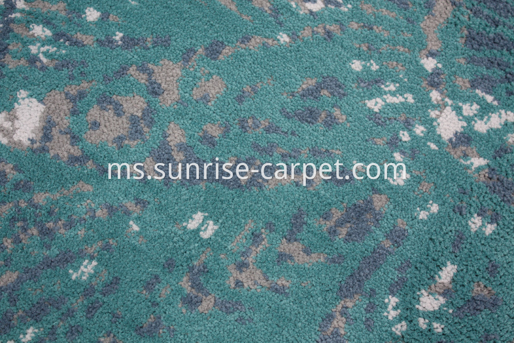 Microfiber Thick yarn with design rug